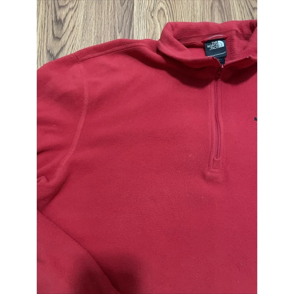 The North Face Fleece Mens Large Glacier Polartec 1/4 Zip Pullover